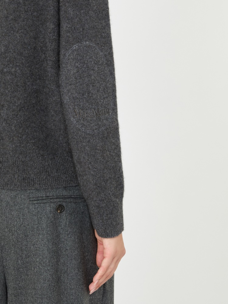 Yak yarn crew-neck sweater - MEDIUM GREY - Max Mara - 4