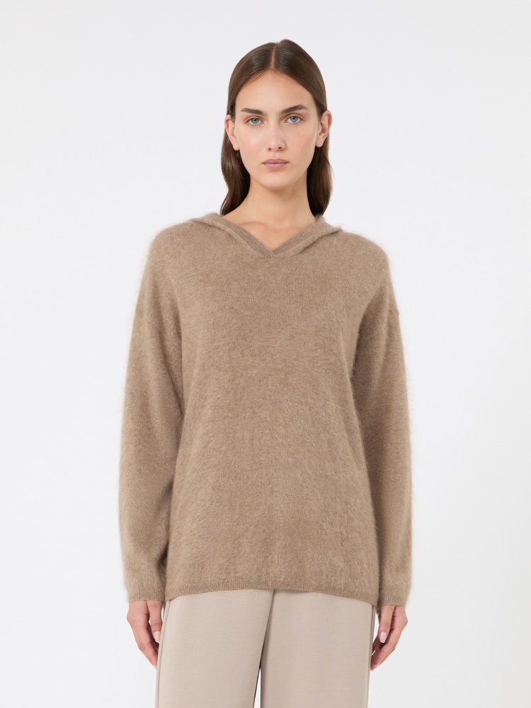 Brushed cashmere hoodie - CLAY - Max Mara - 2