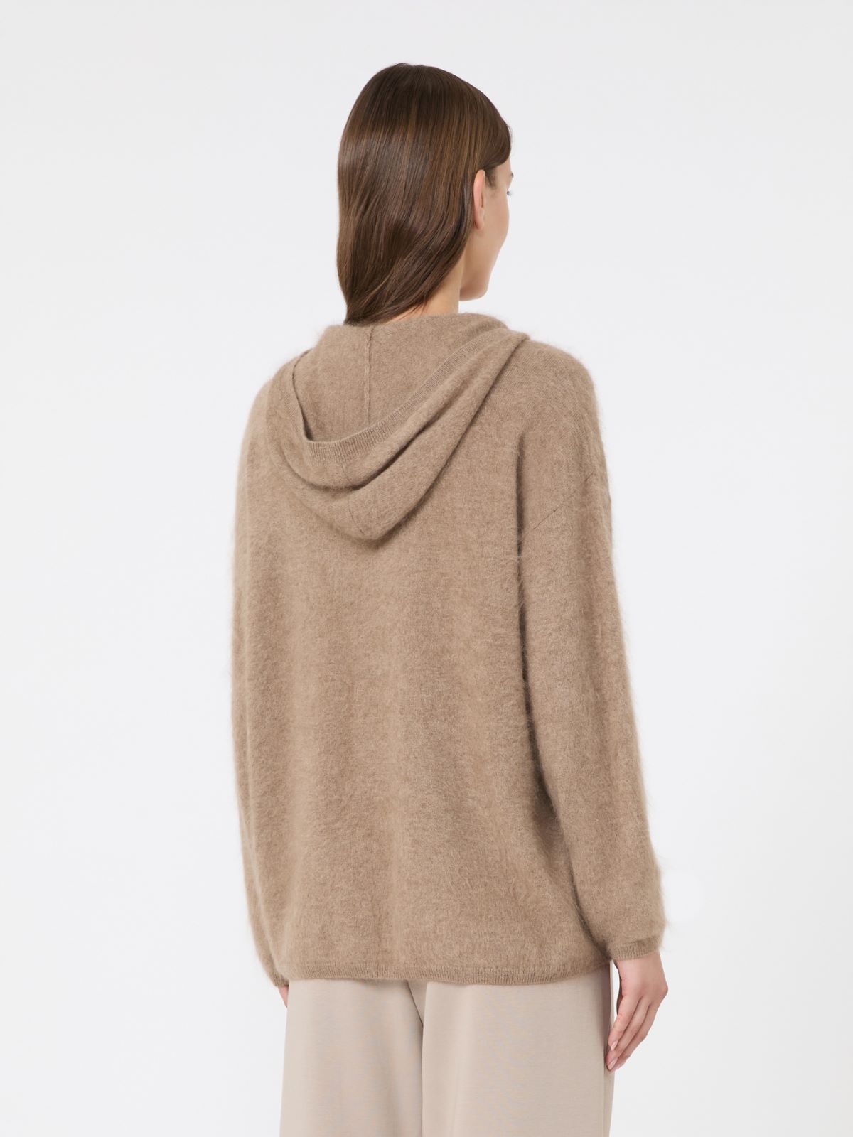 Brushed cashmere hoodie - CLAY - Max Mara - 3
