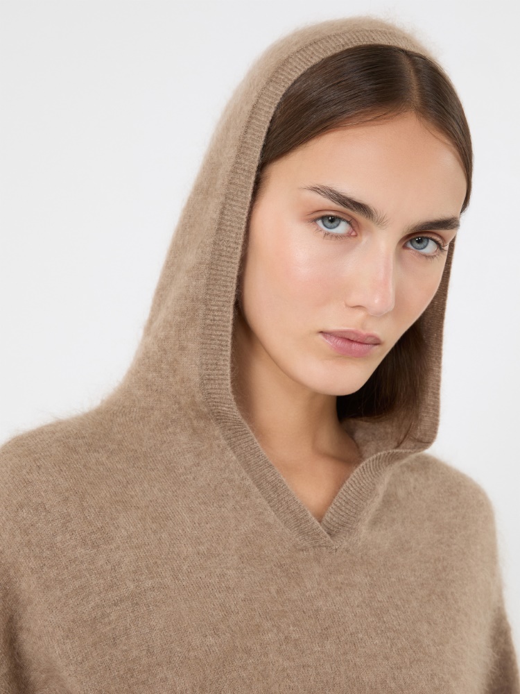Brushed cashmere hoodie - CLAY - Max Mara - 4