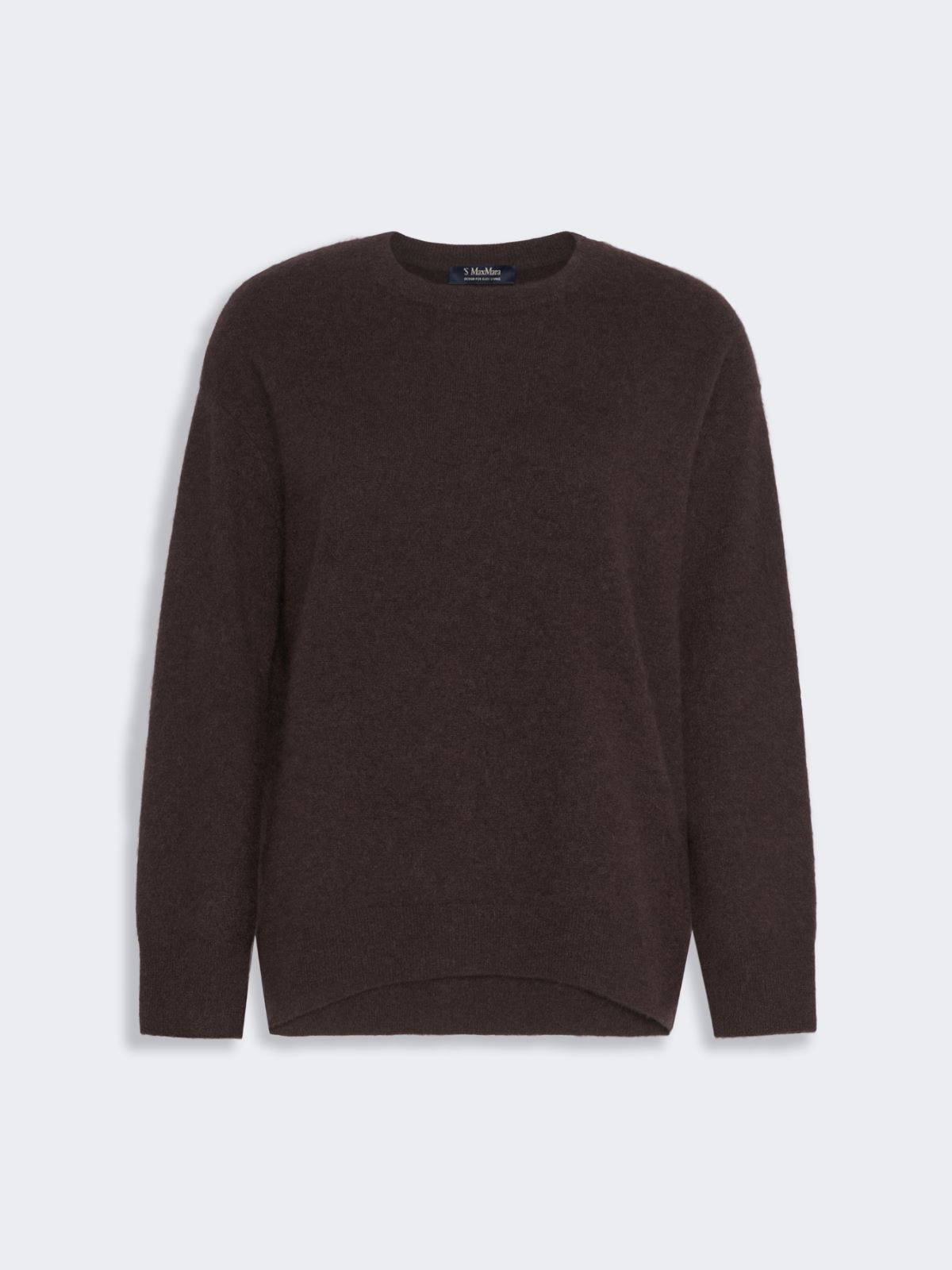 Brushed cashmere yarn sweater - BROWN - Max Mara - 4