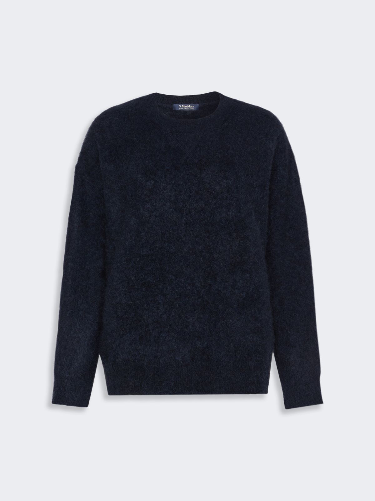 Yak yarn sweater with scarf detail - NAVY - Max Mara - 5