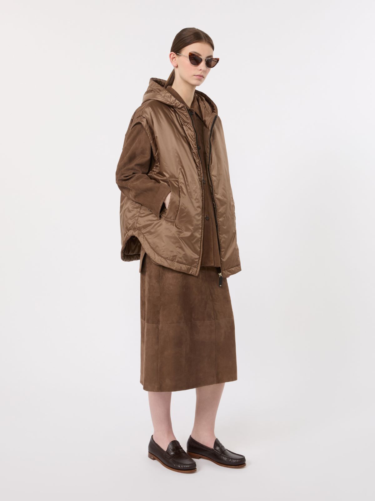 Suede midi skirt + MUD - Max Mara