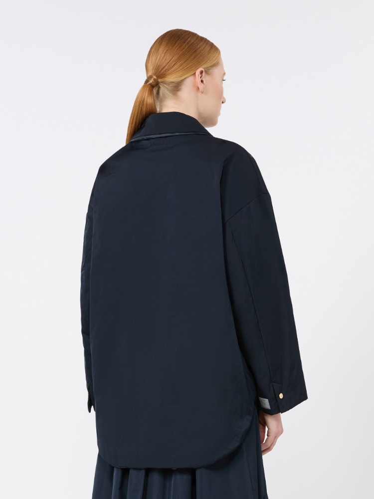 Wendbare wattierte Jacke aus Radzmir und wasserabweisendem Gewebe - ULTRAMARINE - 3