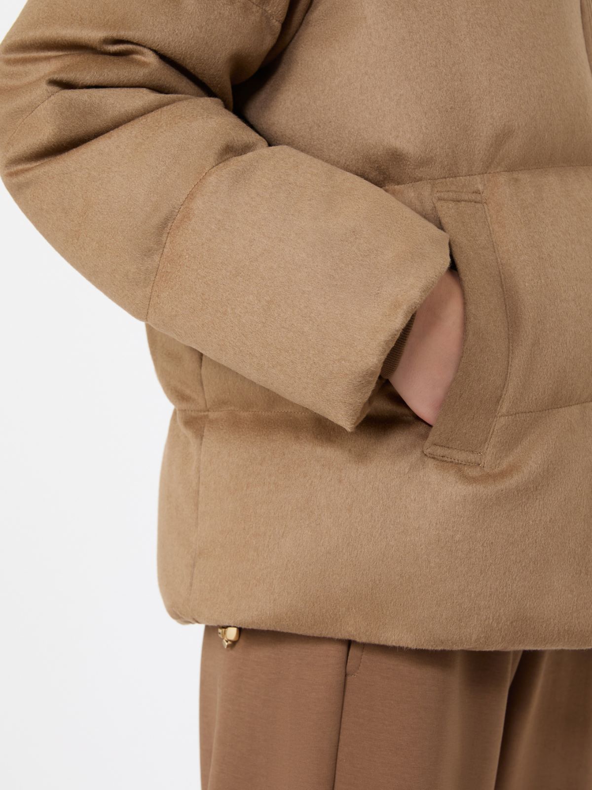 Reversible camel puffer jacket - CAMEL - Max Mara - 4
