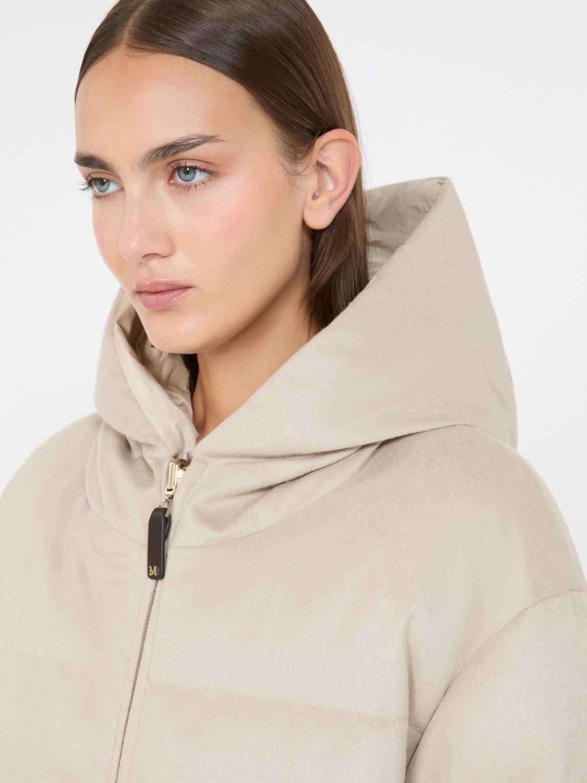 Reversible camel puffer jacket - ALBINO - Max Mara - 4