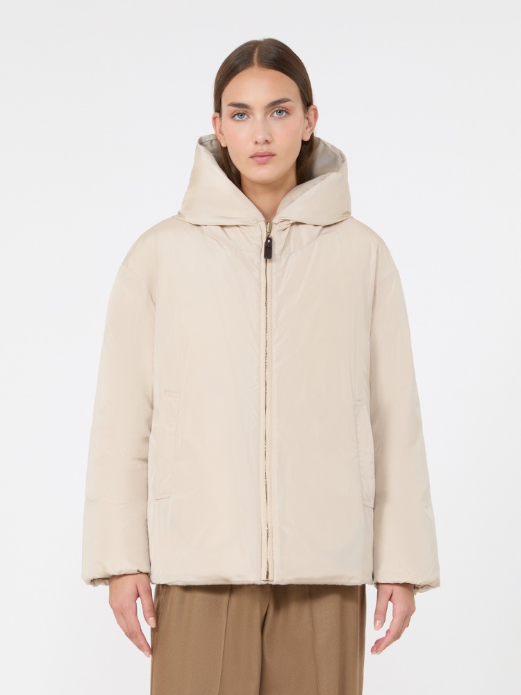 Reversible camel puffer jacket - ALBINO