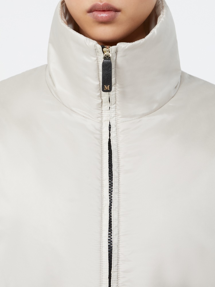 Short padded jacket in water-repellent fabric - ICE - 4