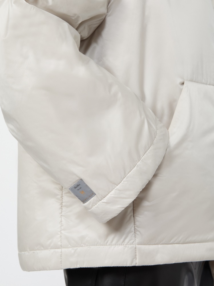 Short padded jacket in water-repellent fabric - ICE - 5