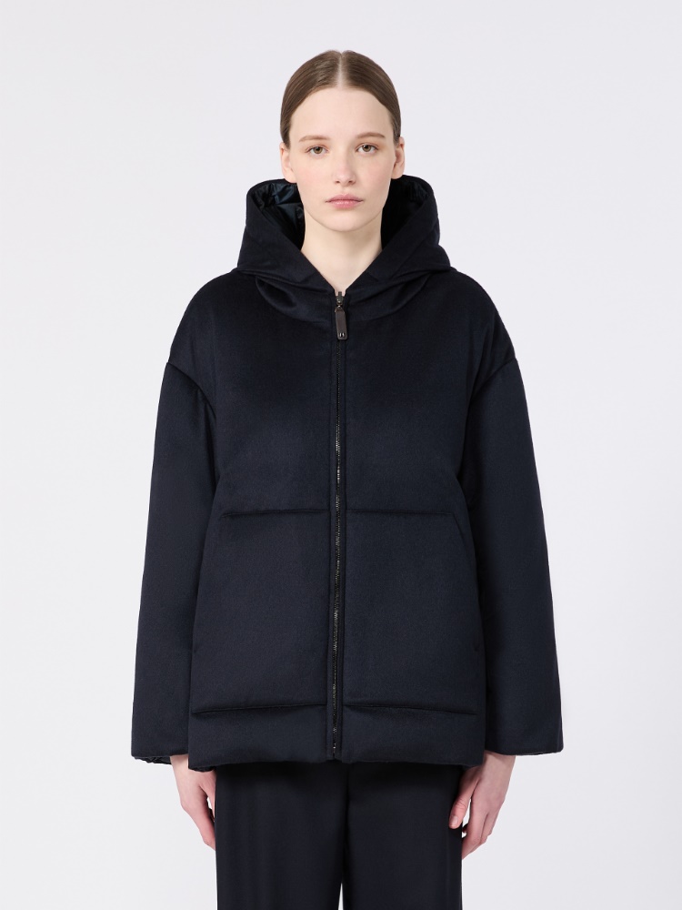 Reversible cashmere puffer jacket - MIDNIGHTBLUE - Max Mara - 2