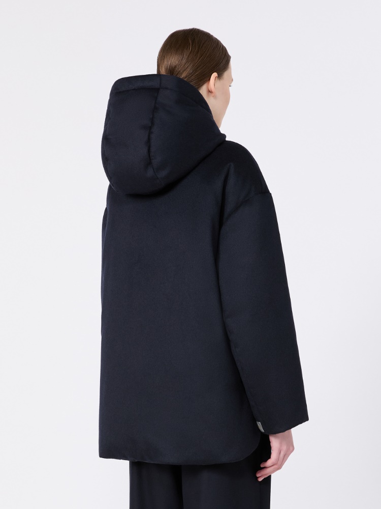 Reversible cashmere puffer jacket - MIDNIGHTBLUE - Max Mara - 3