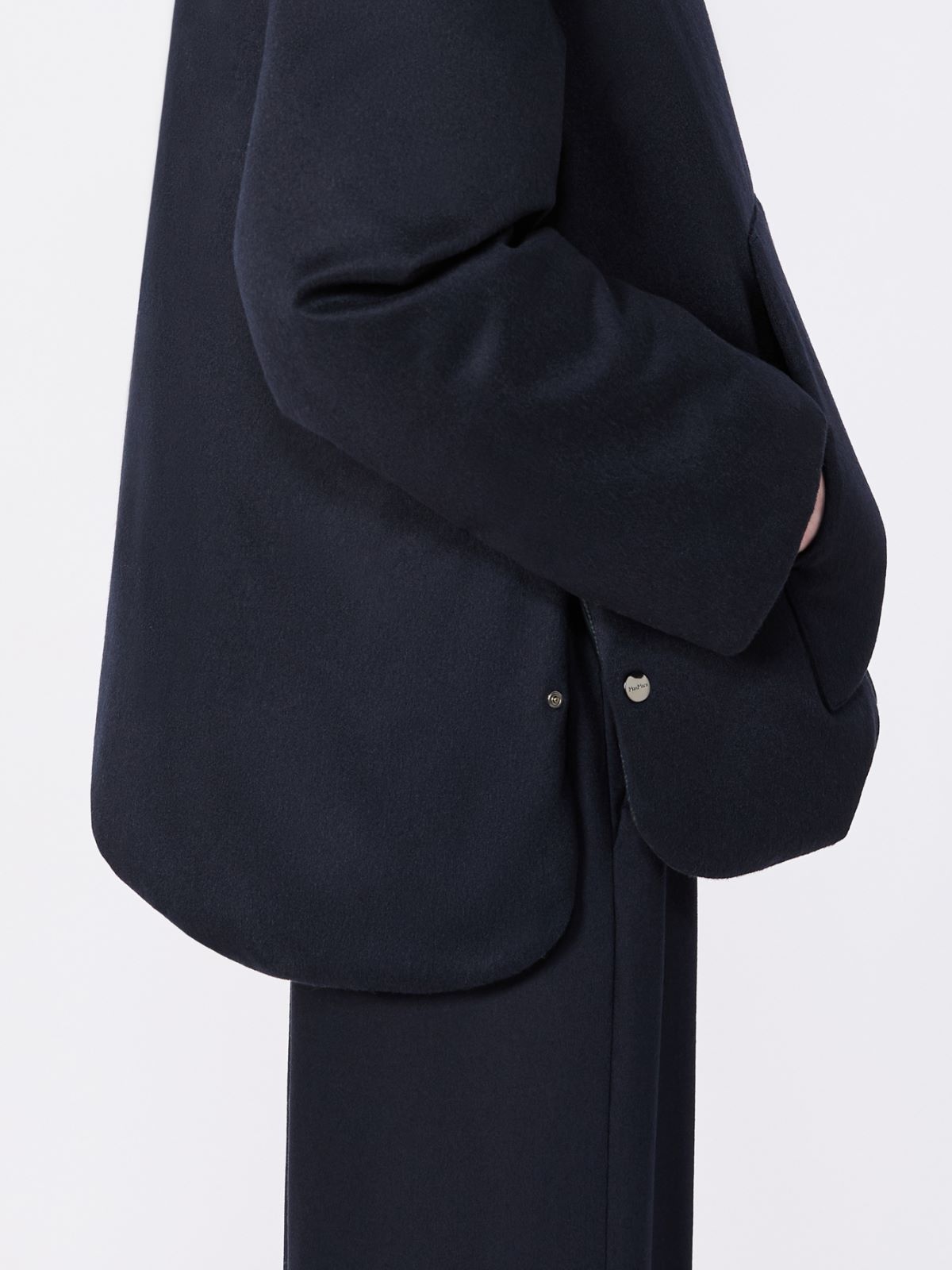 Reversible cashmere puffer jacket - MIDNIGHTBLUE - Max Mara - 4