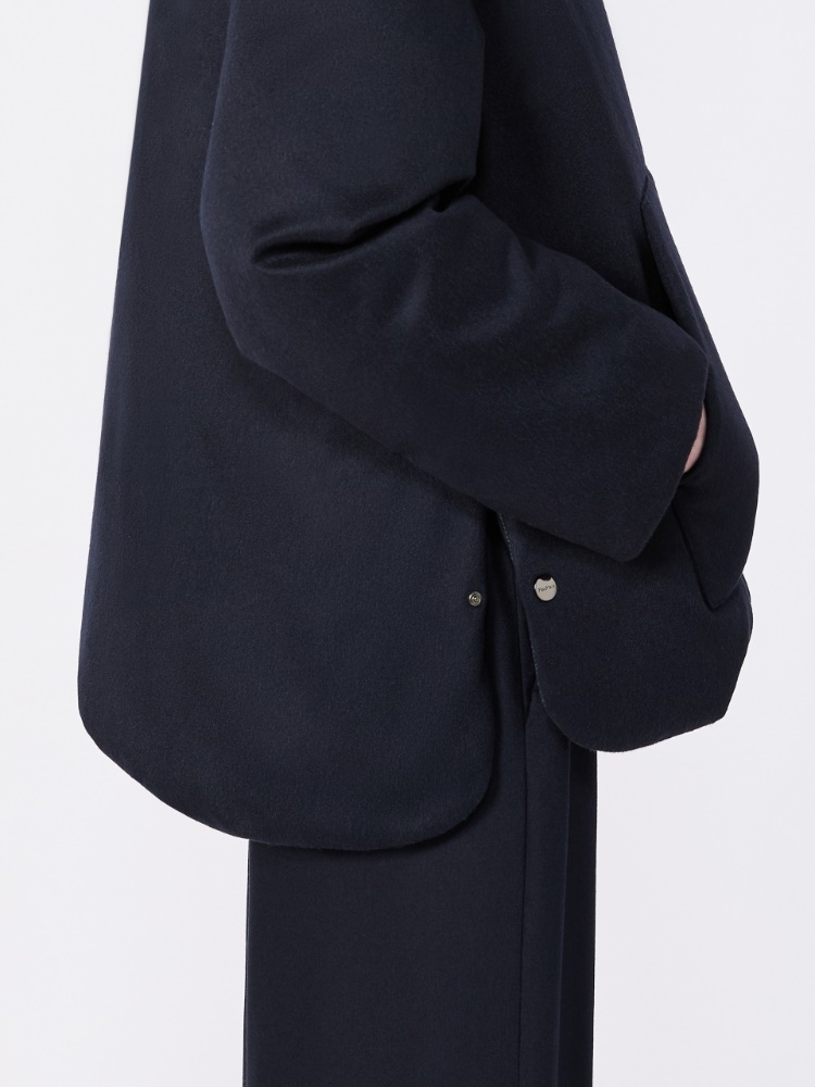 Reversible cashmere puffer jacket - MIDNIGHTBLUE - Max Mara - 4