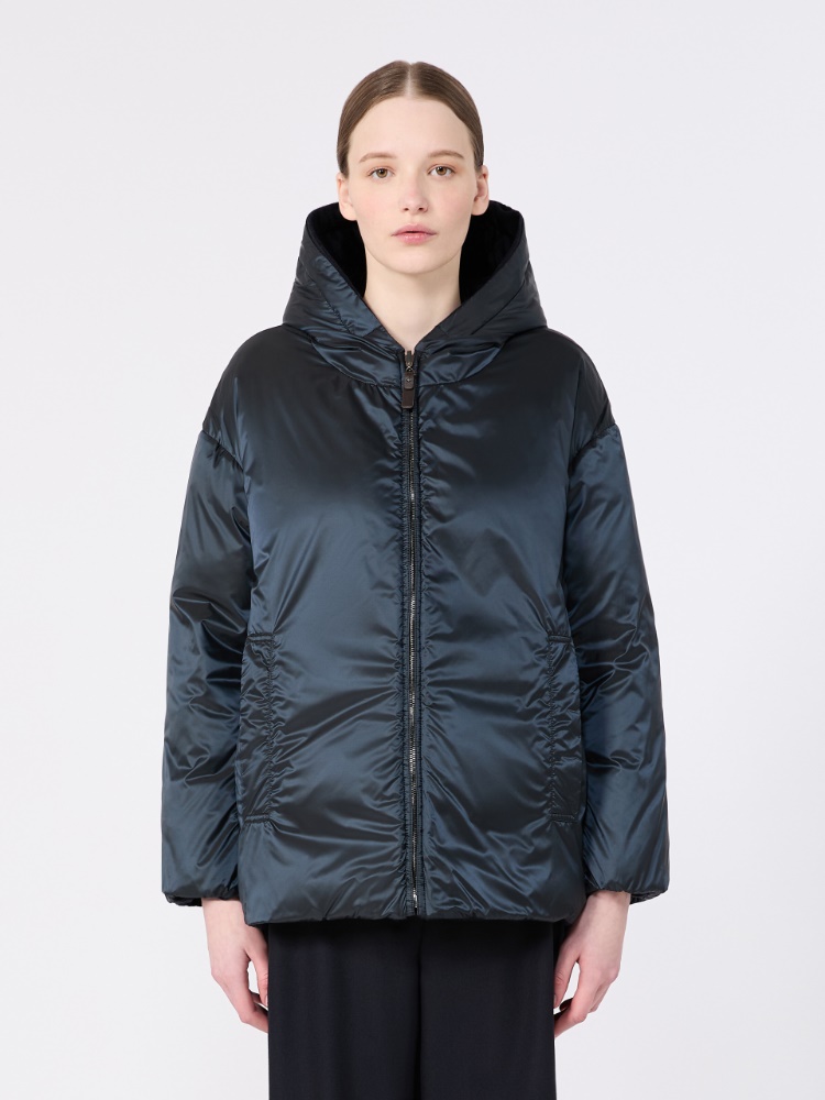 Reversible cashmere puffer jacket - MIDNIGHTBLUE - Max Mara - 5