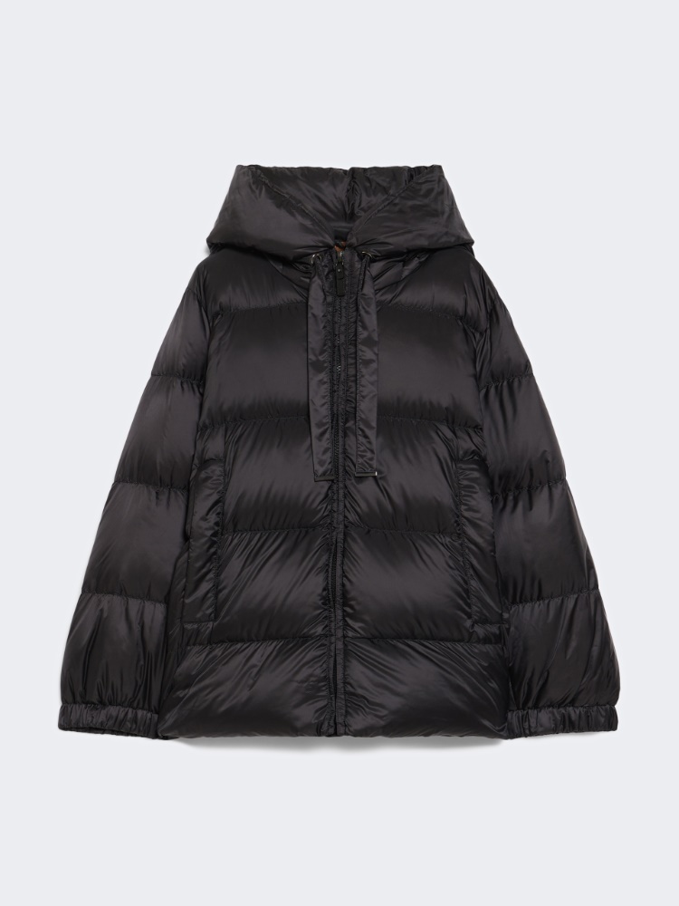 Down jacket in water-repellent canvas - MIDNIGHTBLUE