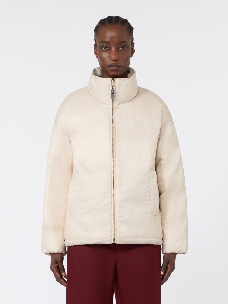 Krótka dwustronna pikowana kurtka z kaszmiru - ALBINO - Max Mara - 5