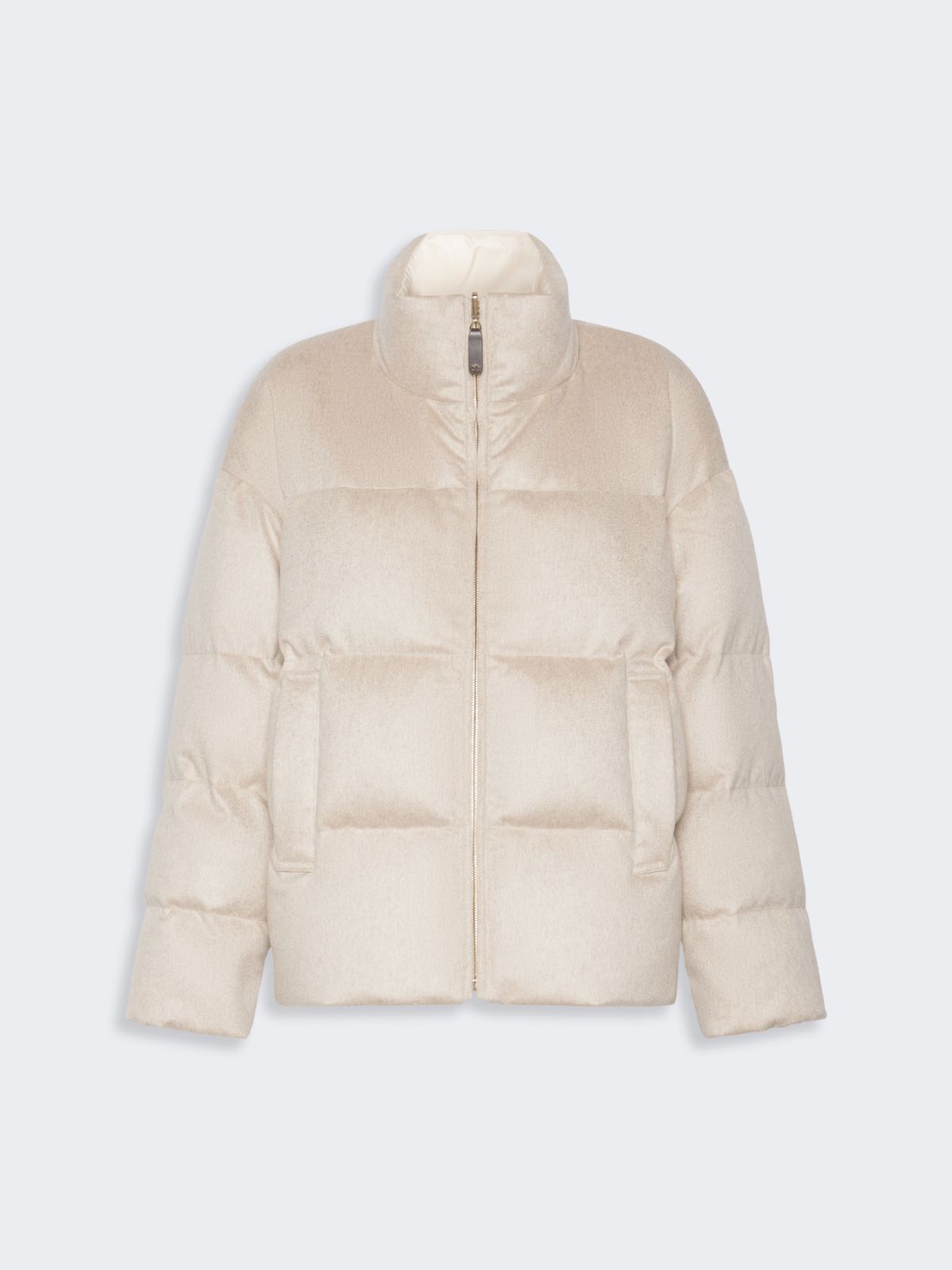 Krótka dwustronna pikowana kurtka z kaszmiru - ALBINO - Max Mara - 6
