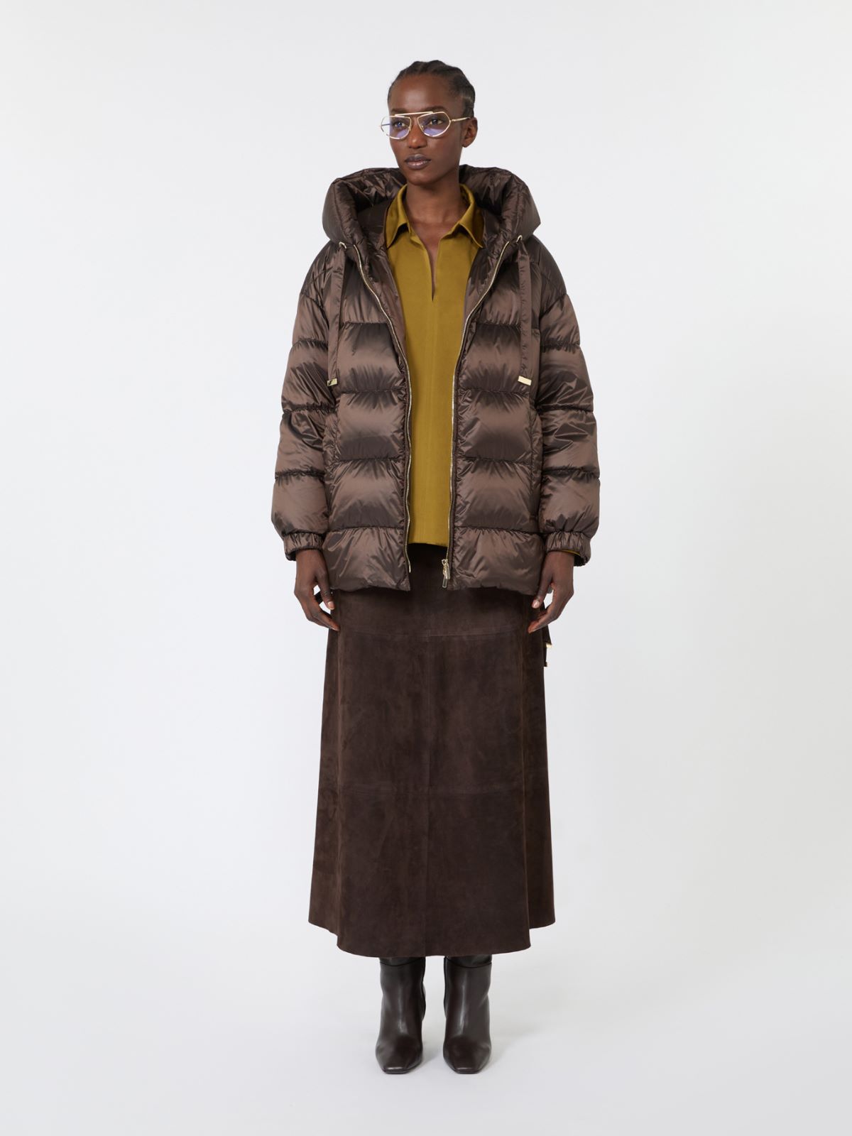 [더 큐브] 아리에테 발수 패딩 - MUD - Max Mara