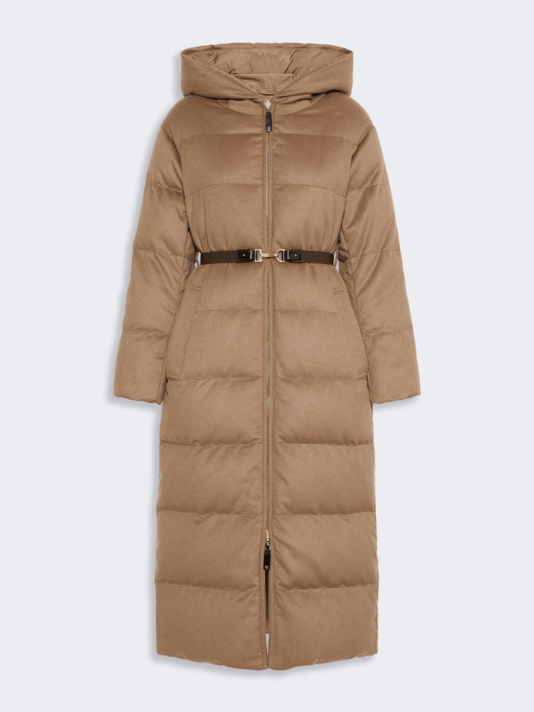 Long reversible puffer in camel - CAMEL
