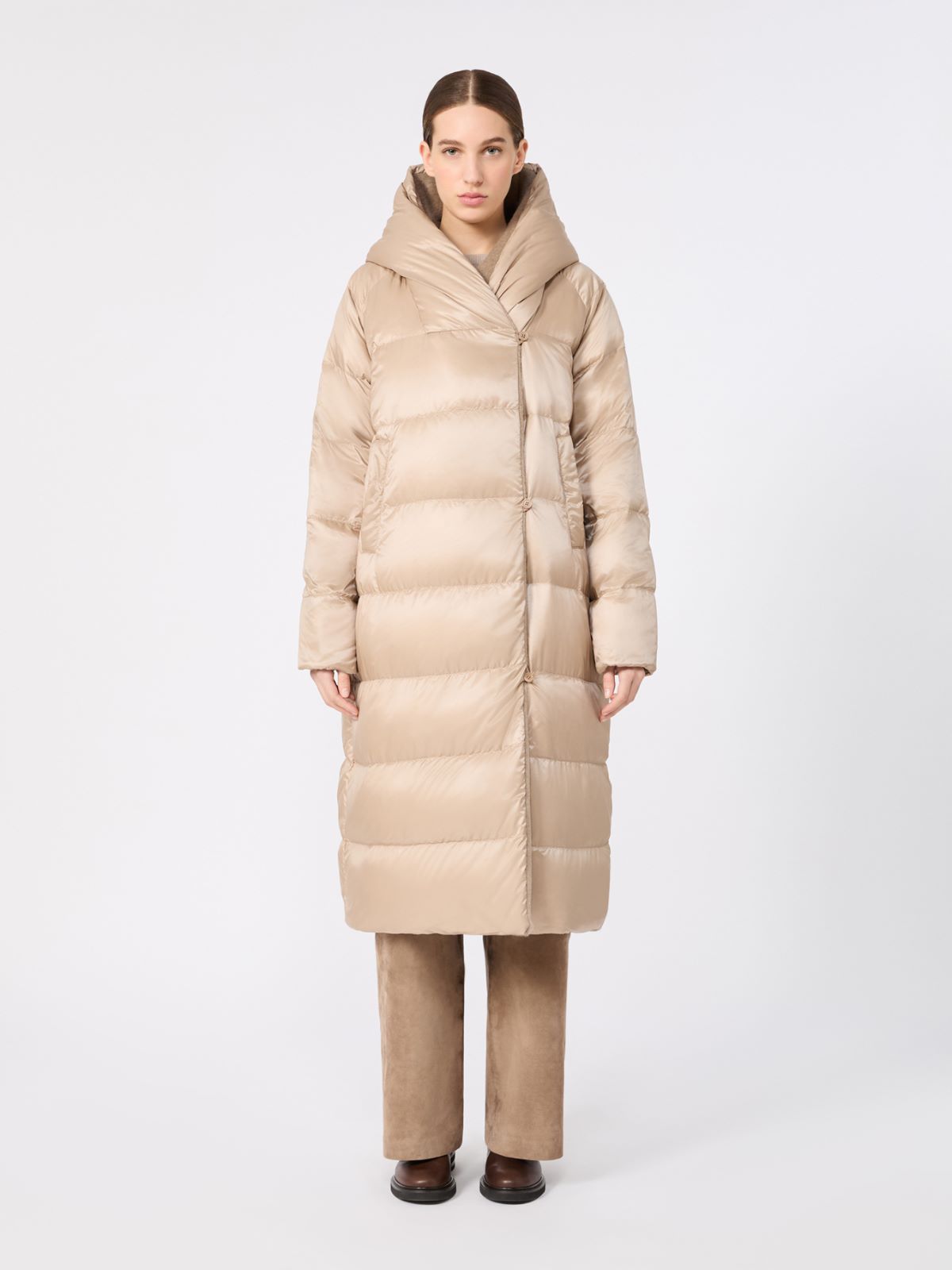 Imbottito reversibile in alpaca e lana dalla texture morbida - BEIGE - Max Mara - 4