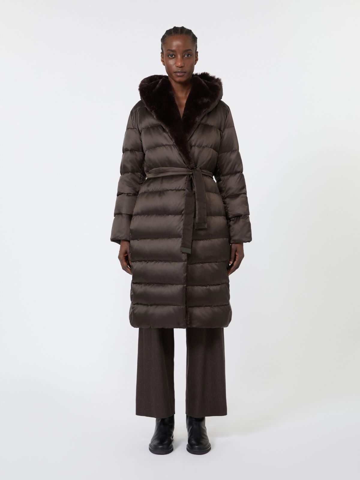 [더 큐브] 메두사 발수 패딩 - BROWN - Max Mara - 2