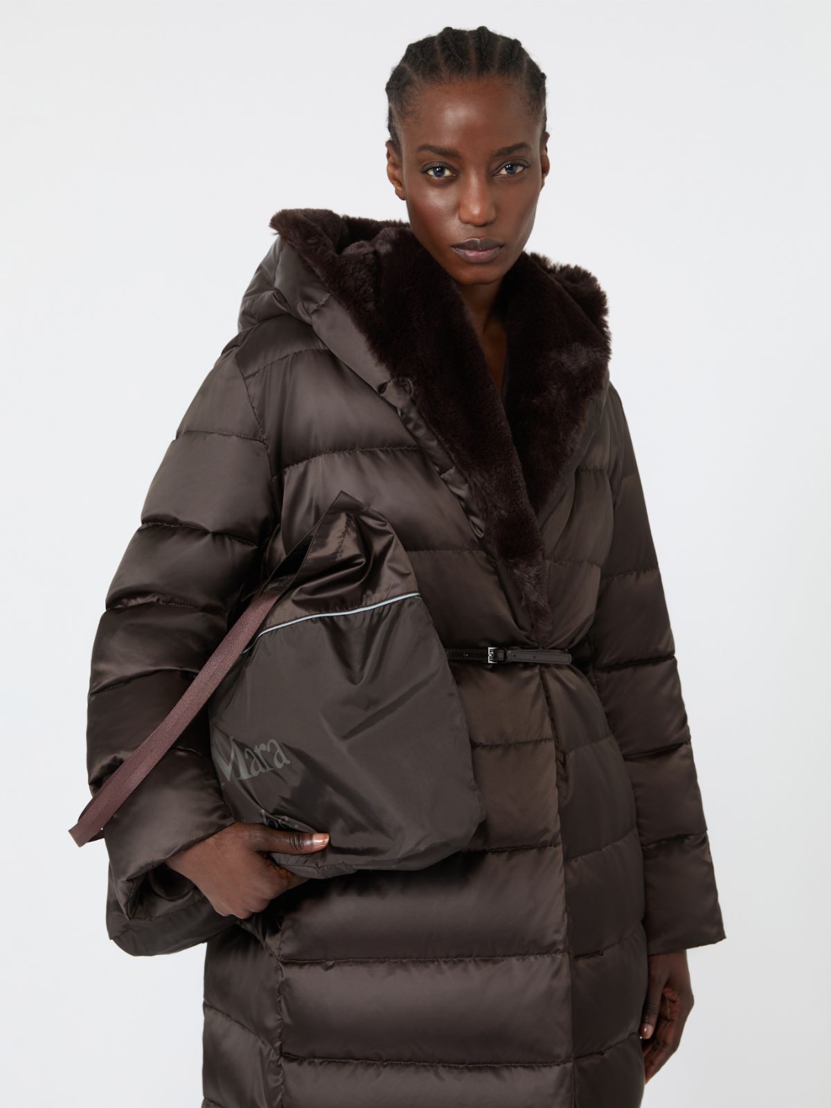 [더 큐브] 메두사 발수 패딩 - BROWN - Max Mara - 4