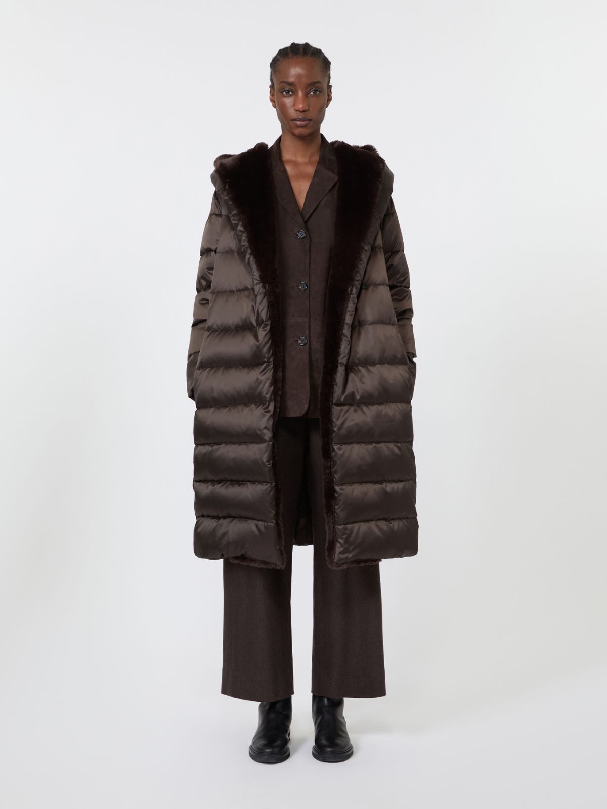 [더 큐브] 메두사 발수 패딩 - BROWN - Max Mara