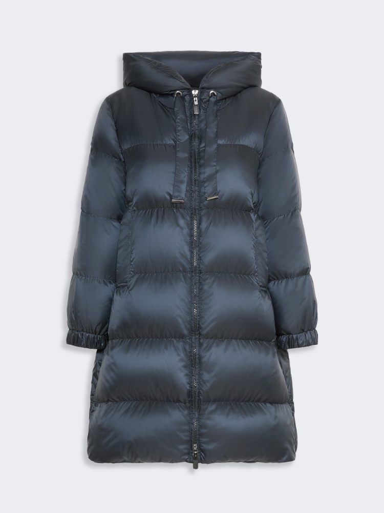 Quilted water-repellent plain-weave puffer