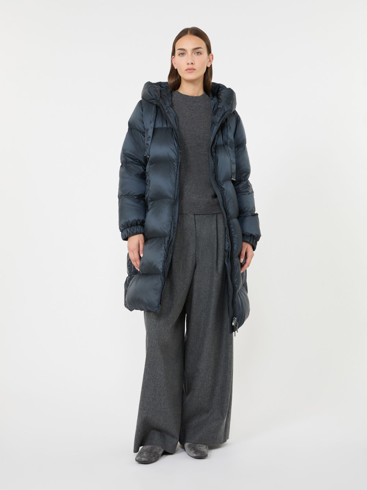 Quilted water-repellent plain-weave puffer - MIDNIGHTBLUE - Max Mara