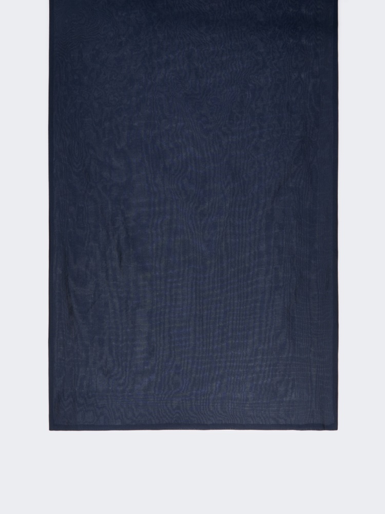 Silk-blend shawl - ULTRAMARINE