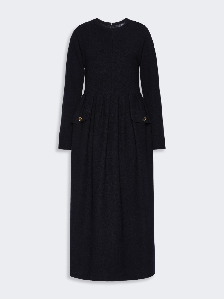 Bouclé-look jersey dress - ULTRAMARINE - Max Mara - 5