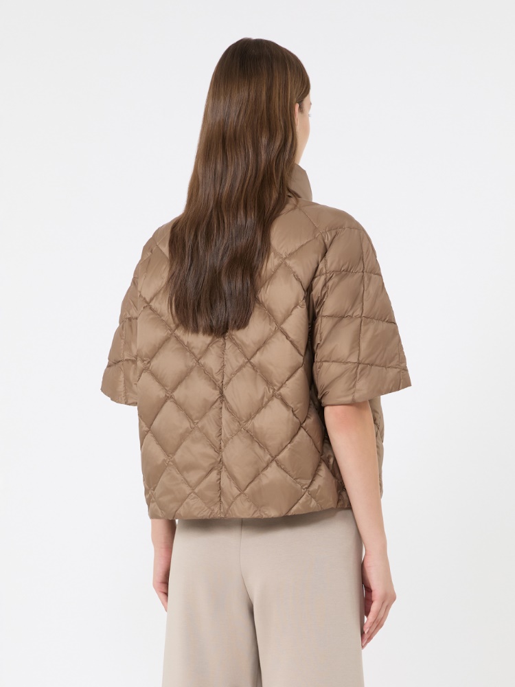 Water-repellent canvas padded cape - CAMEL - Max Mara - 3
