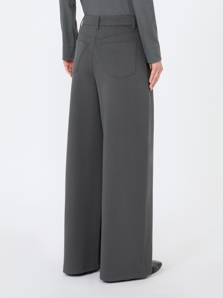 [アルバ] コットン ジャージー パンツ - DARK GREY - Max Mara - 3