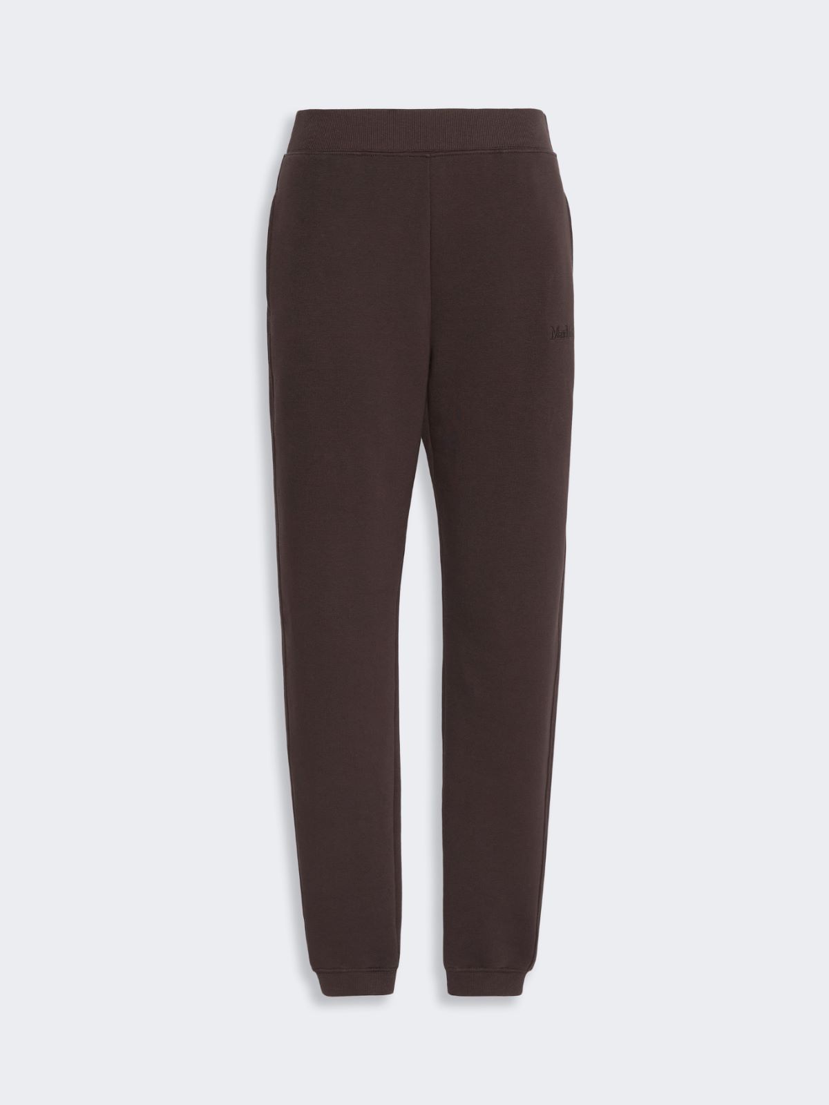 Fleece jersey joggers - BROWN - Max Mara - 4