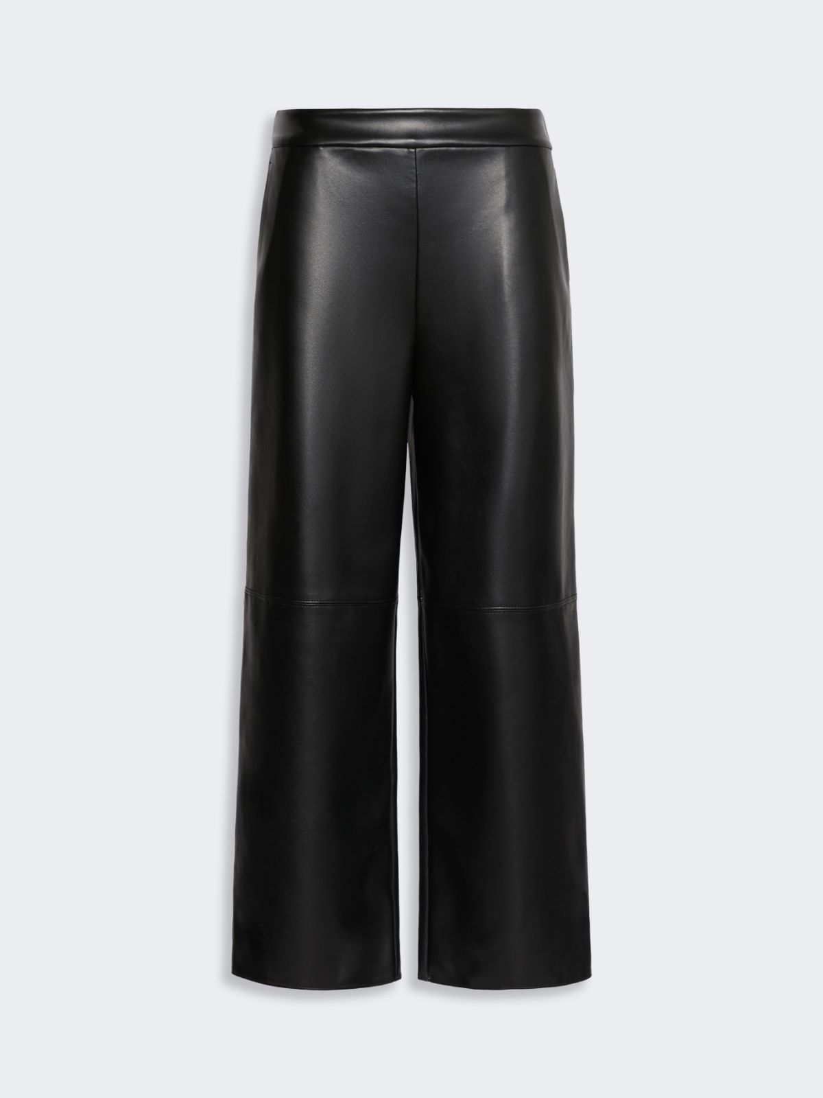 Coated jersey trousers - BLACK - Max Mara - 4