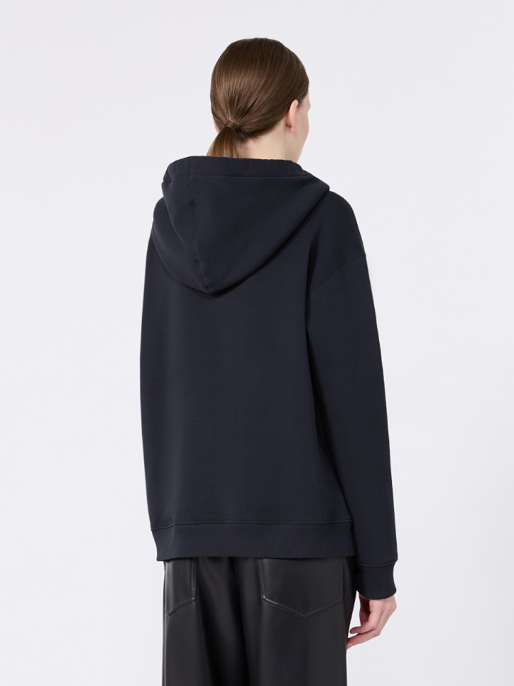 Jersey hoodie - ULTRAMARINE - Max Mara - 3