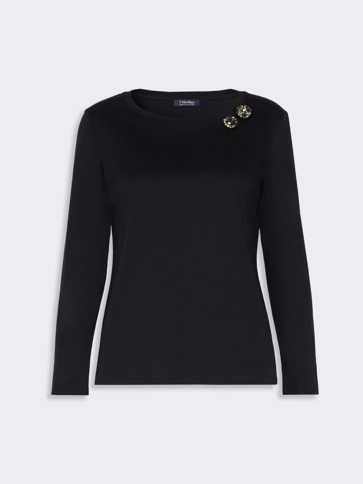 Cotton jersey T-shirt - ULTRAMARINE - Max Mara - 5