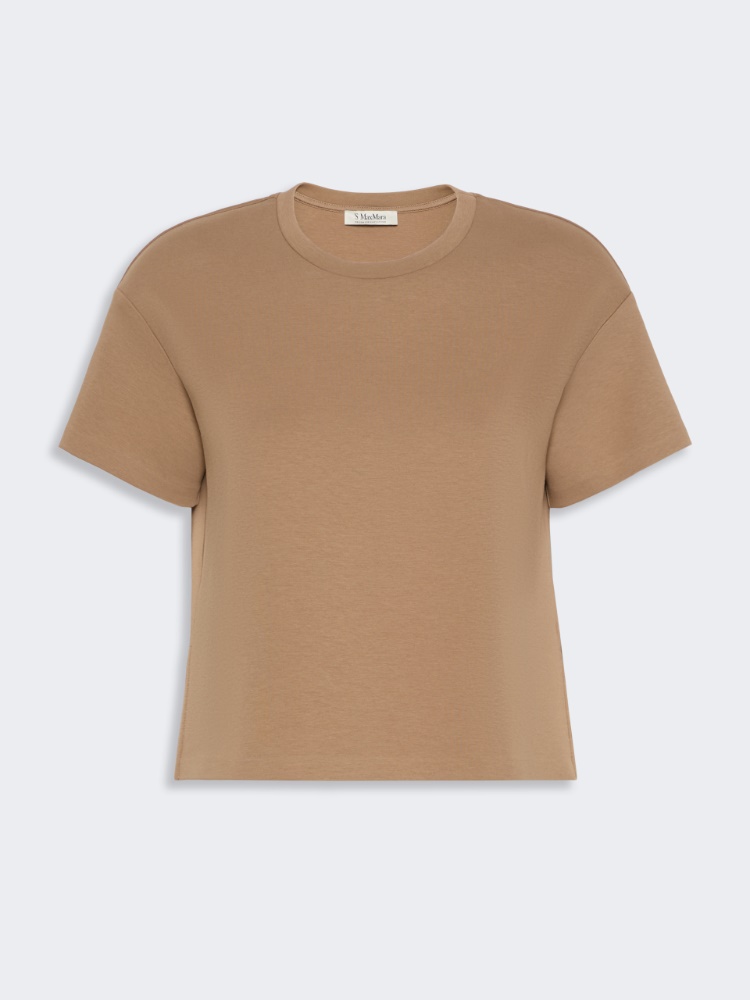 [ブッソラ] スキューバ ジャージー Tシャツ - CAMEL