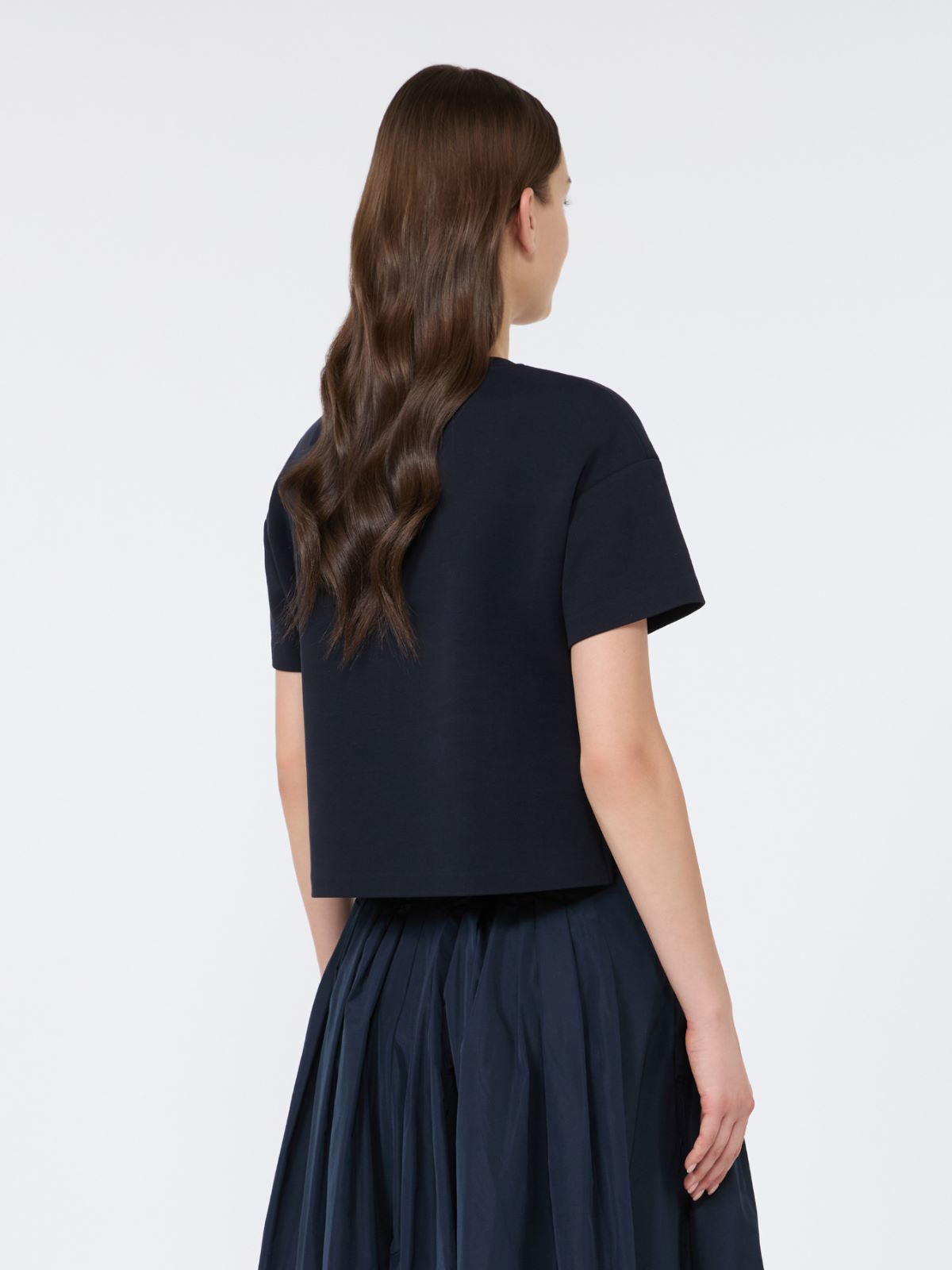 [ブッソラ] スキューバ ジャージー Tシャツ - ULTRAMARINE - Max Mara - 3