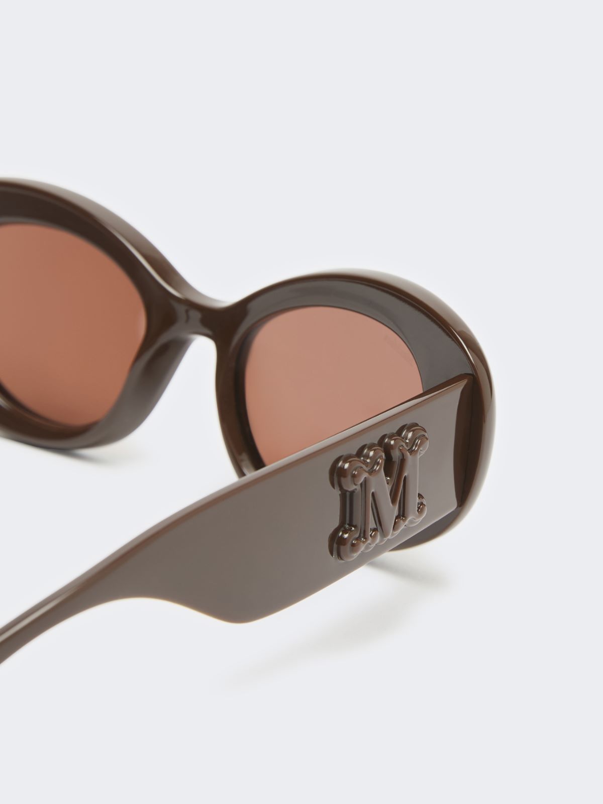 Oval sunglasses - BROWN - Max Mara - 3