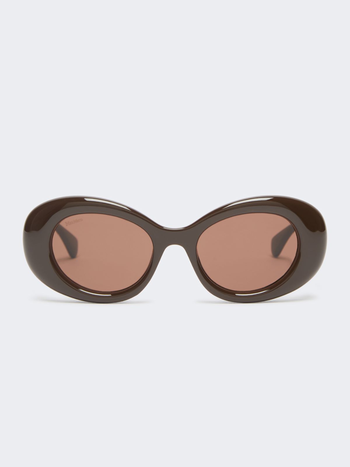 Oval sunglasses - BROWN - Max Mara