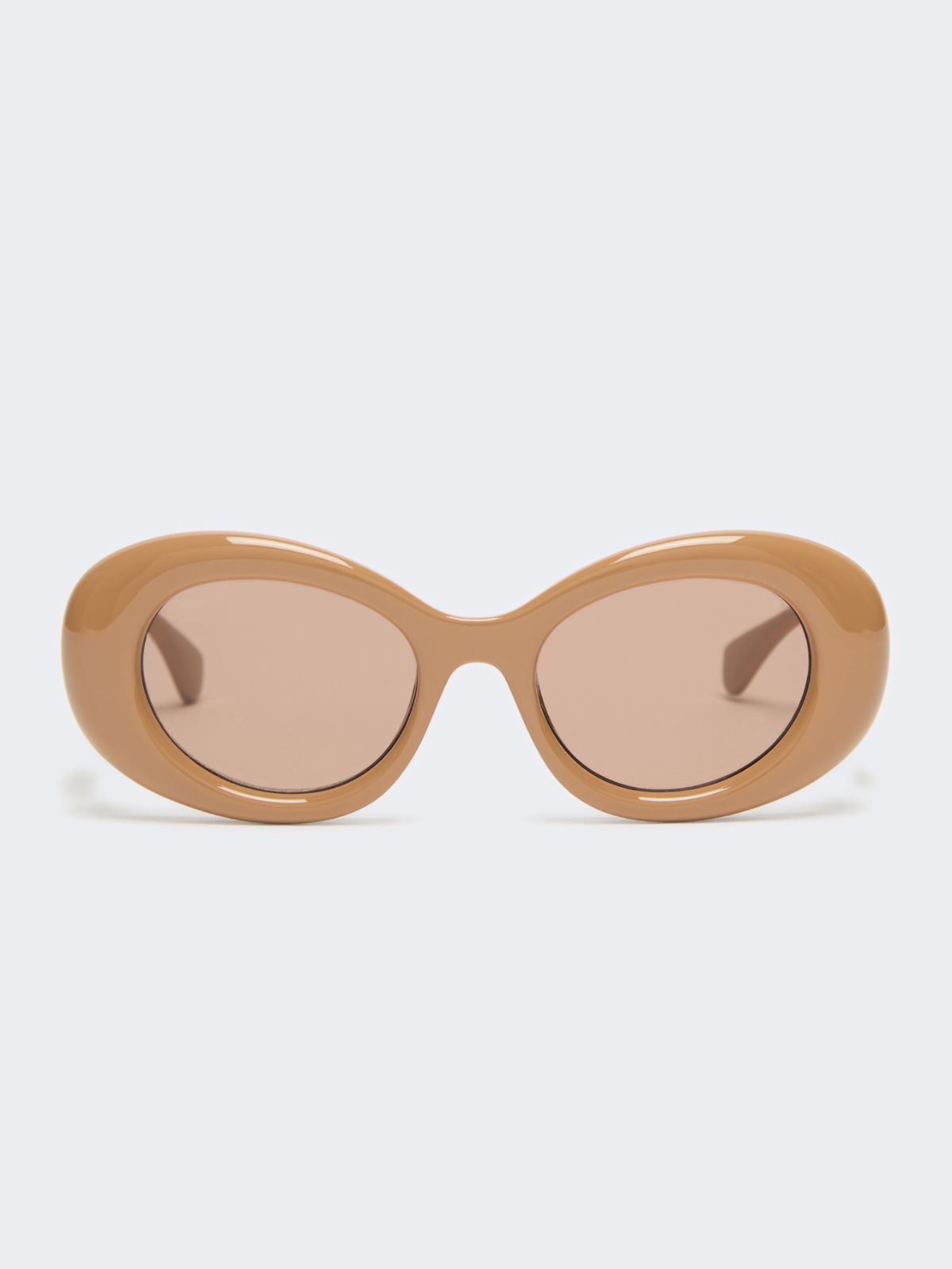 Oval sunglasses - CAMEL - Max Mara