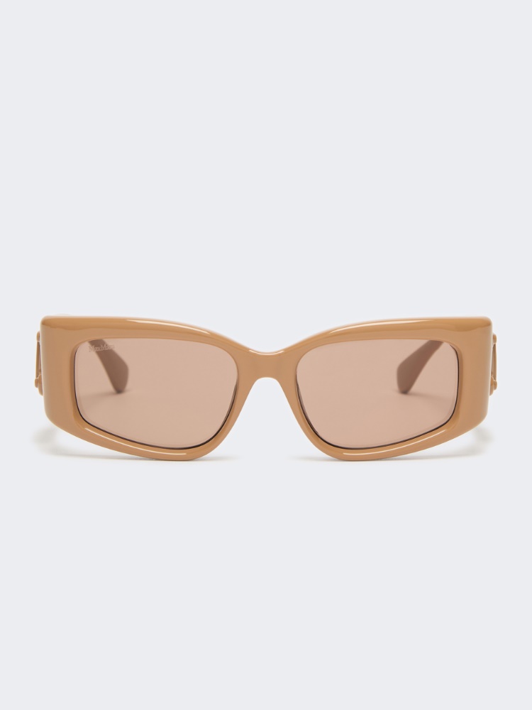 Rectangular sunglasses - CAMEL