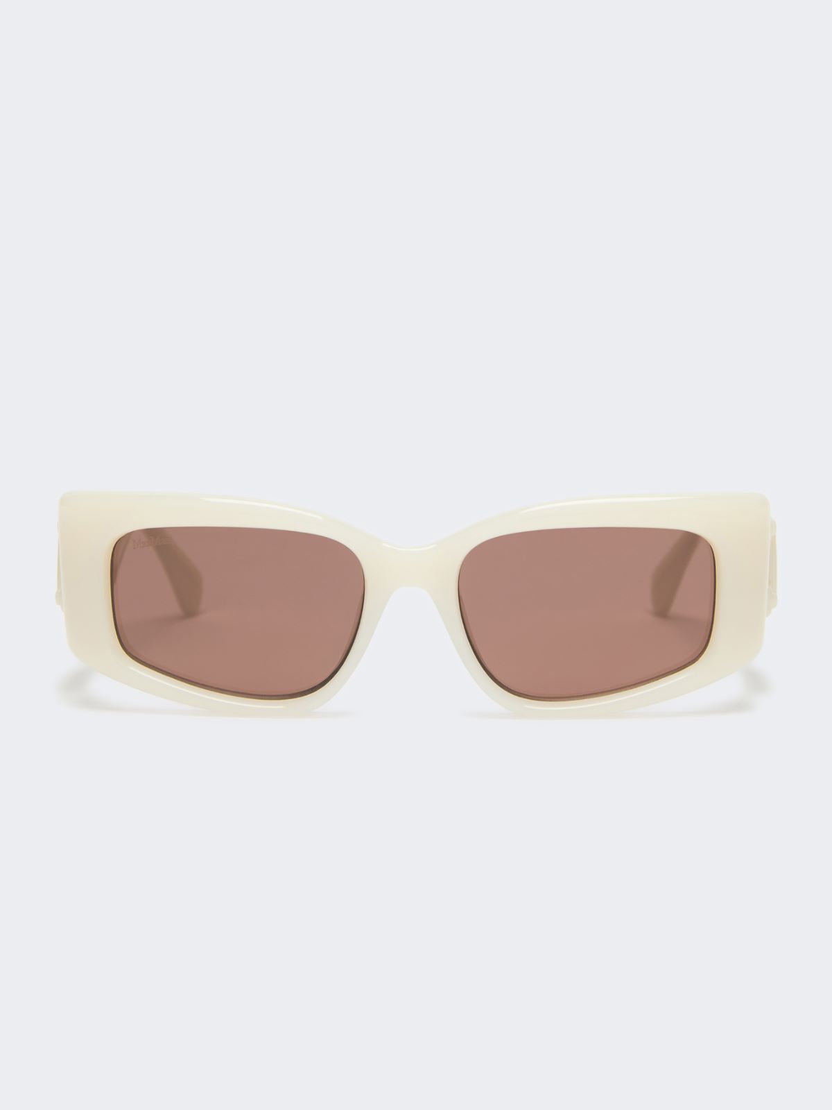 Rectangular sunglasses - WHITE - Max Mara