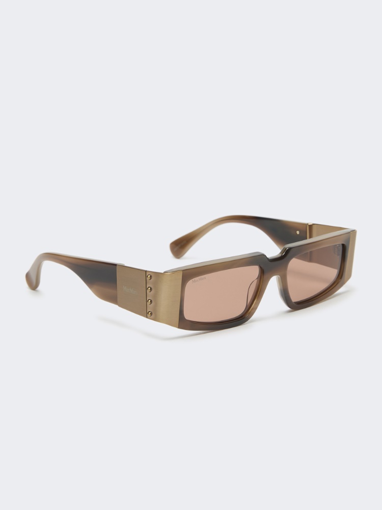 Mask sunglasses - BEIGE SHADED - Max Mara - 2