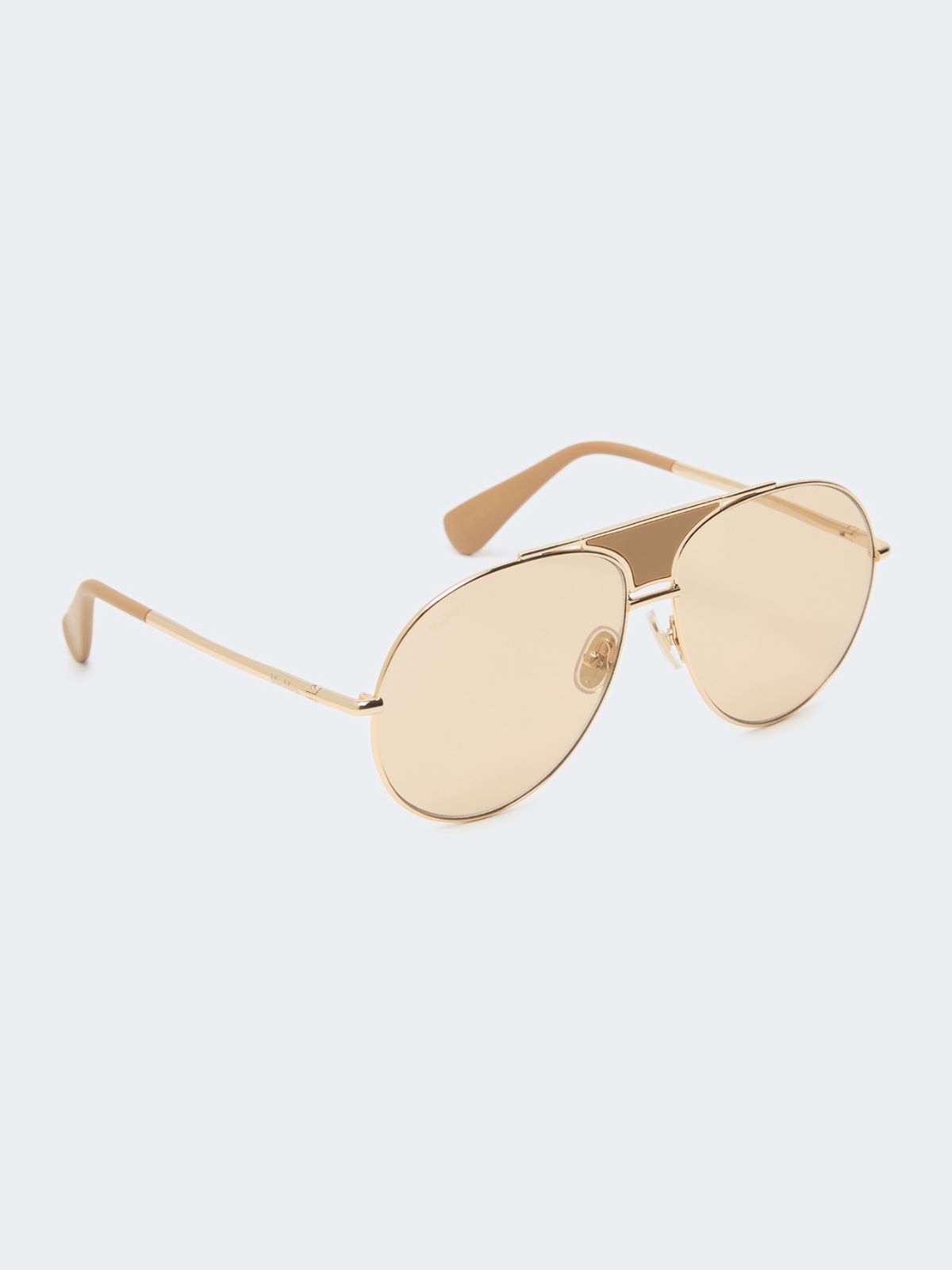 Metal pilot sunglasses - CAMEL - Max Mara - 2