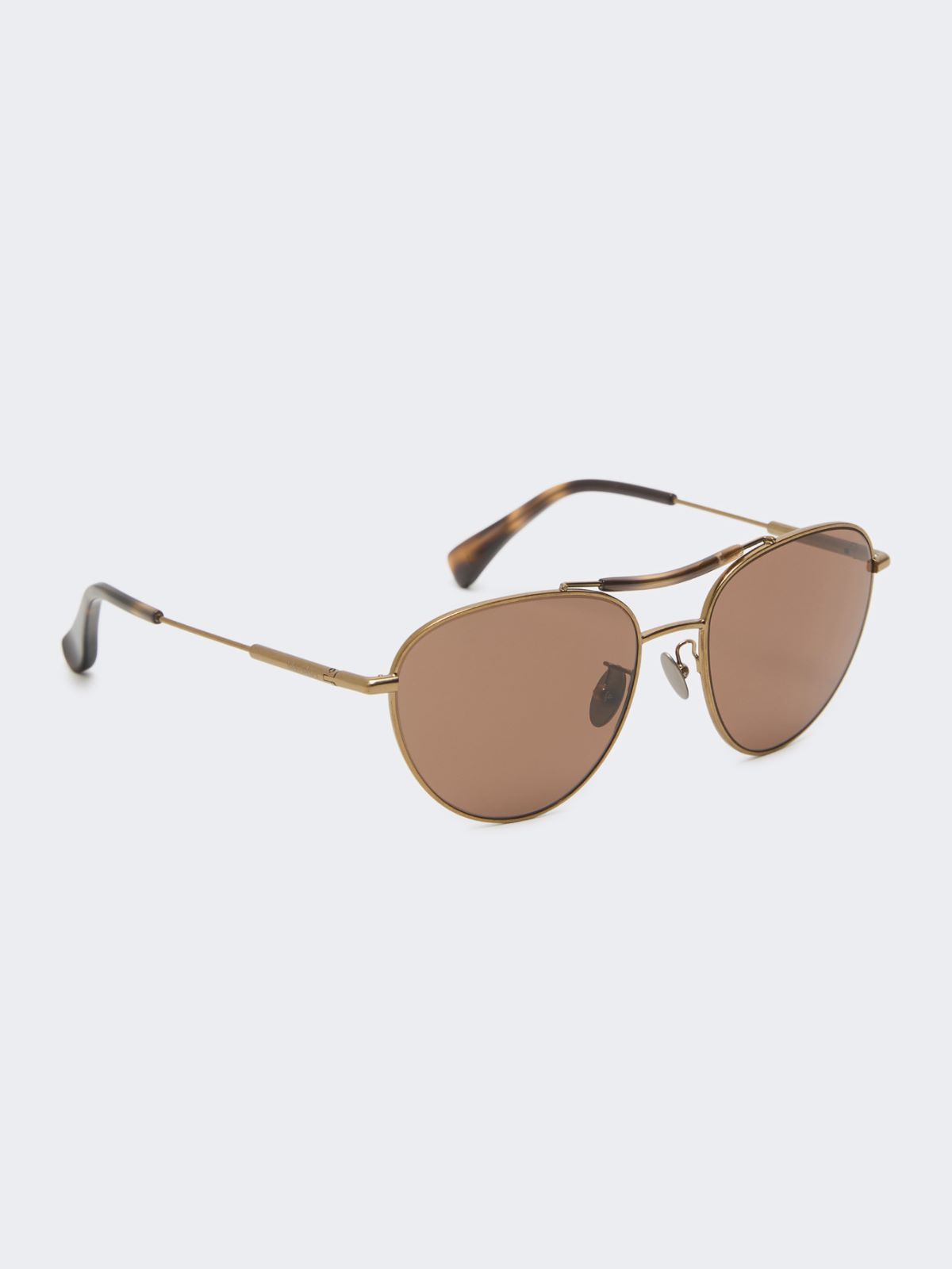 Oval sunglasses - GOLD - Max Mara - 2