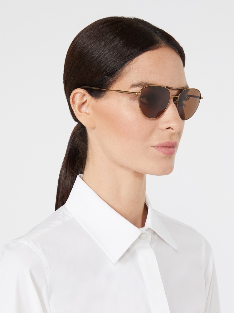 Oval sunglasses - GOLD