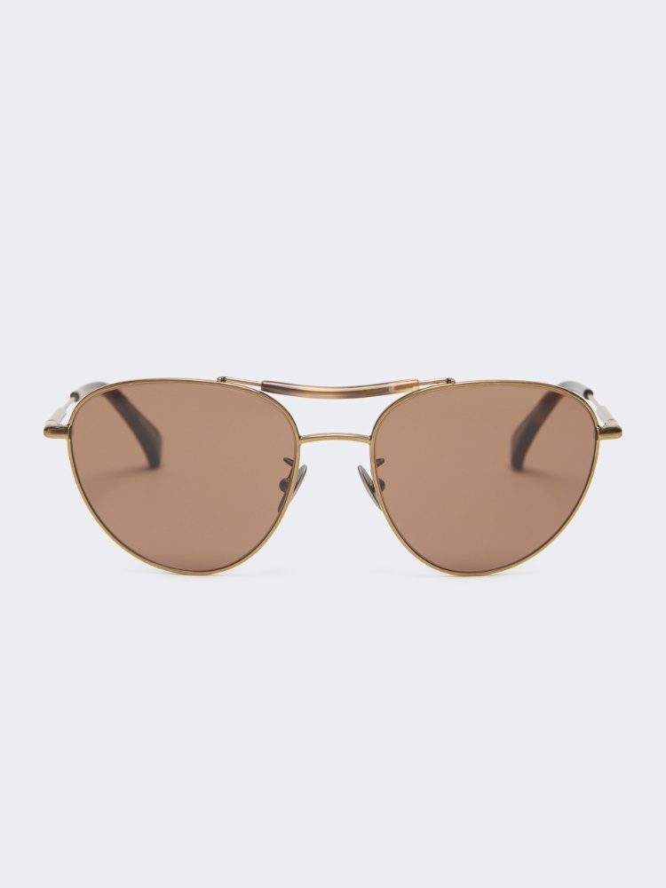 Oval sunglasses - GOLD
